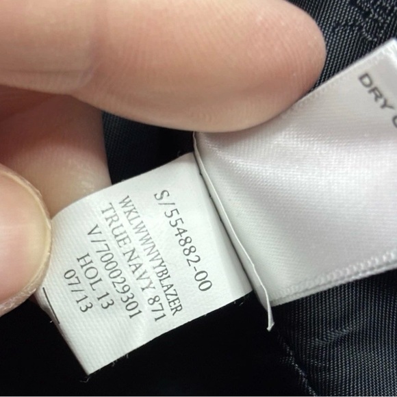 Banana Republic Button Blazer Jacket Wool Blend Office Career Wear Size 2 - Picture 9 of 10